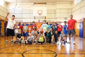 Kids on Basketball Court at Dream Big Summer Day Camp | Hilltop Denver and Greenwood Village